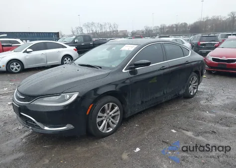 2016 Chrysler 200 Limited z USA, uszkodzony, nr VIN 1C3CCCAB6GN166739